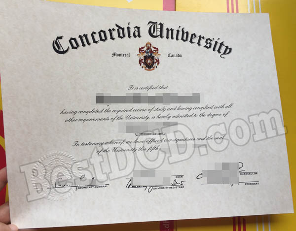 Concordia University fake degree