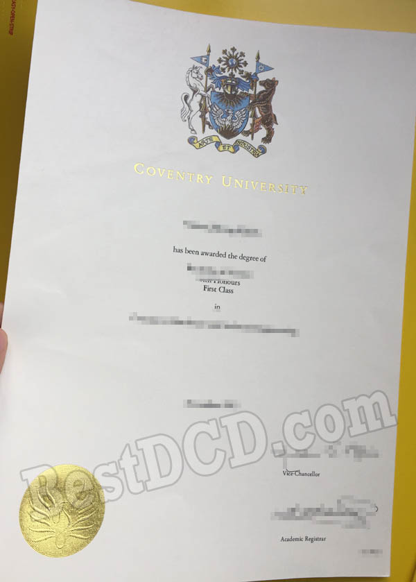 Coventry University fake degree