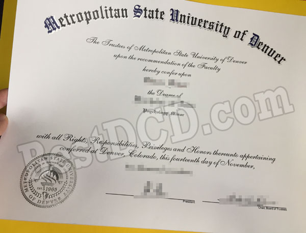Metropolitan State University of Denver fake degree