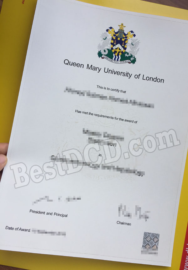 Queen Mary University of London fake diploma