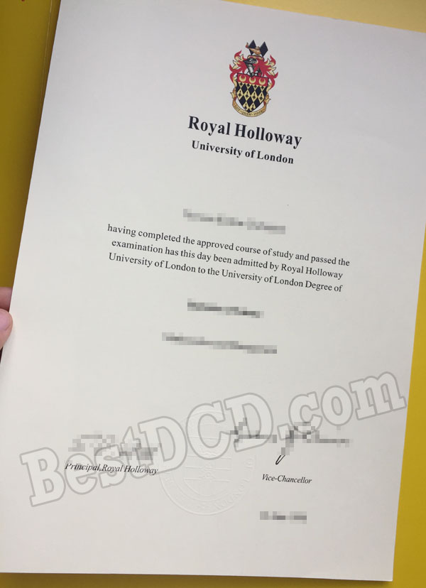 RHUL fake degree