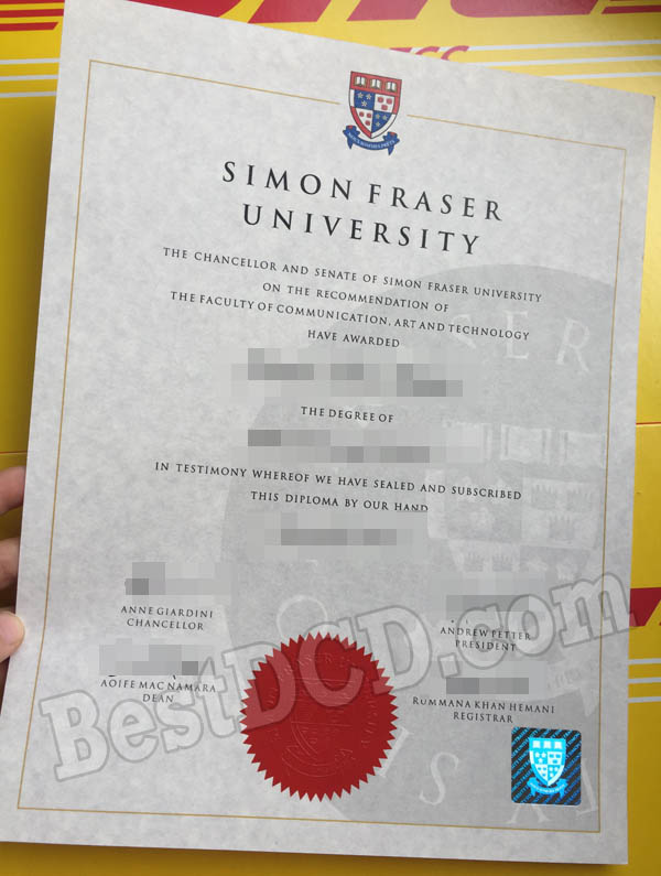 Simon Fraser University fake degree