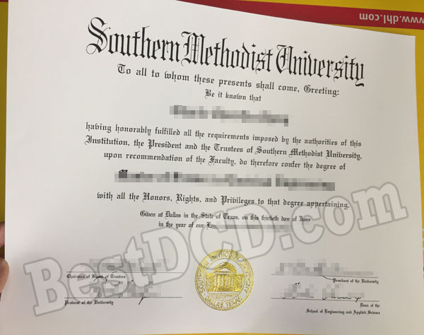 Southern Methodist University fake degree