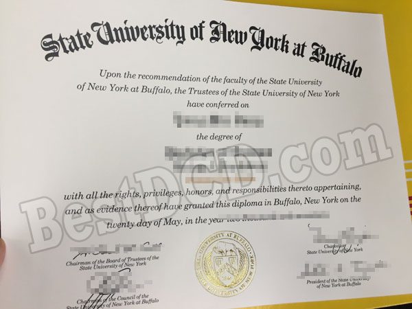 State University of New York at Buffalo fake degree