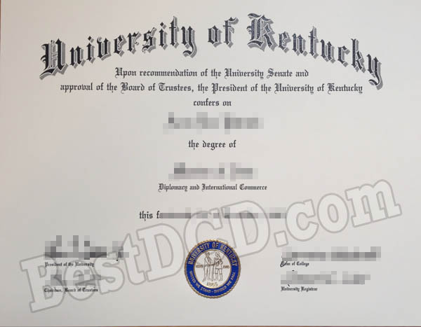 University of Kentucky fake degree