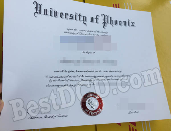 University of Phoenix fake degree