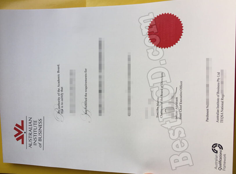 AIB fake certificate