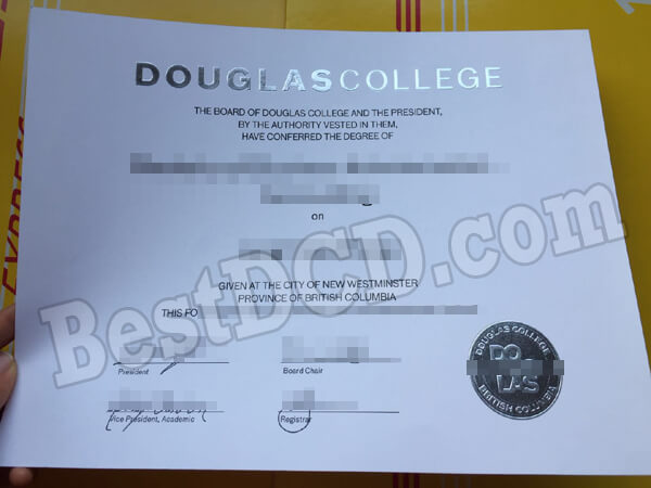 Douglas College fake degree