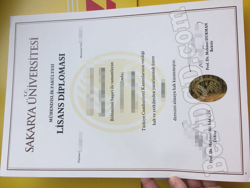 Sakarya University fake diploma