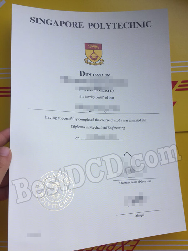Singapore Polytechnic fake diploma