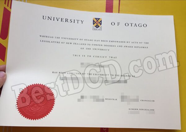 University of Otago fake degree