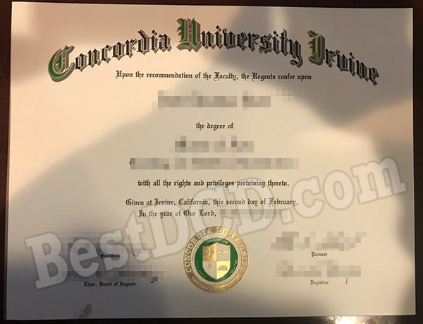 Concordia University Irvine fake degree