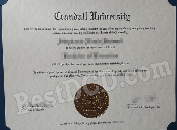 Crandall University fake degree