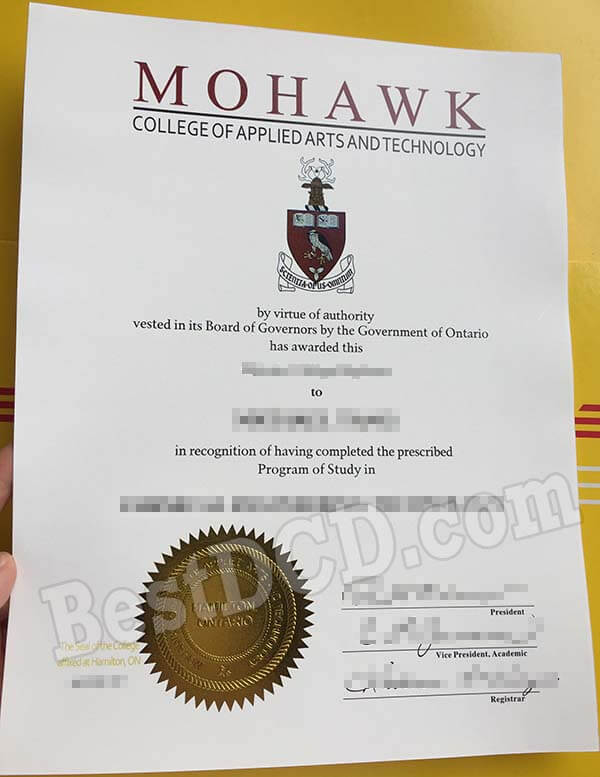 Mohawk College fake diploma