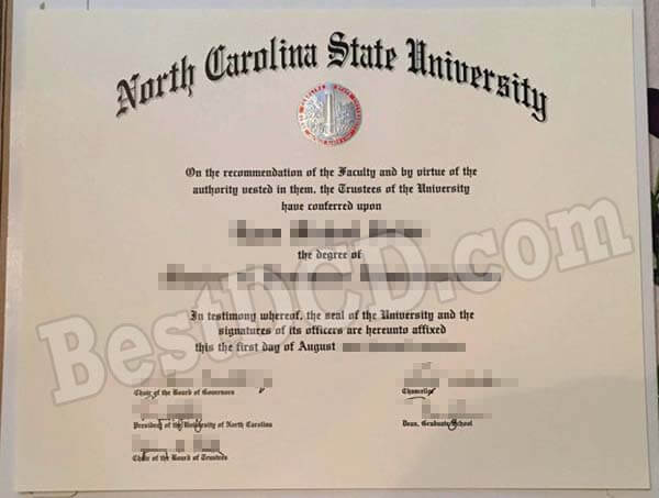 NCSU fake degree