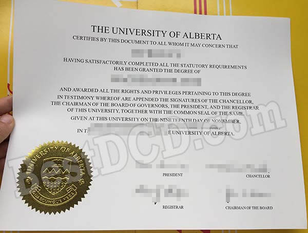 UAlberta fake degree