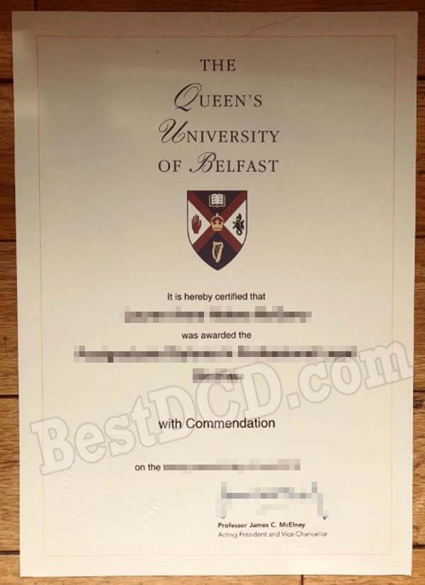 QUB fake degree