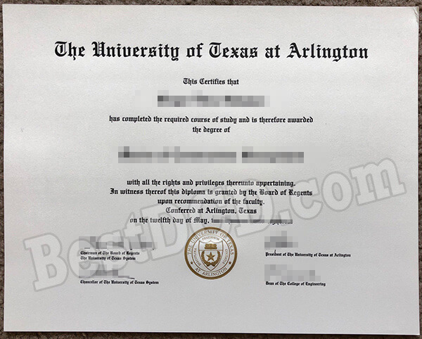UT Arlington fake degree