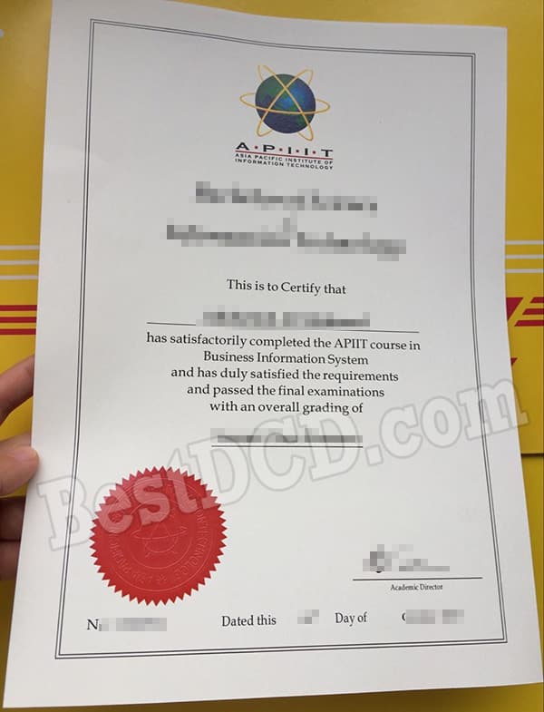 APIIT fake diploma