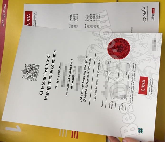 CIMA fake certificate