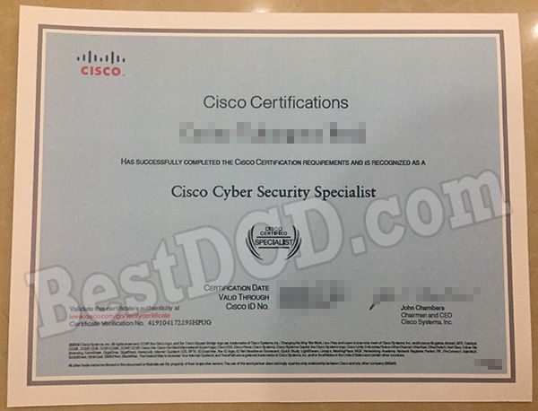 CISCO fake certificate