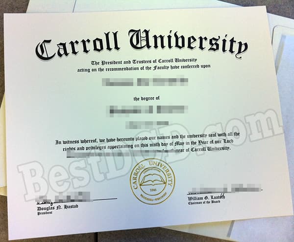 Carroll University fake degree