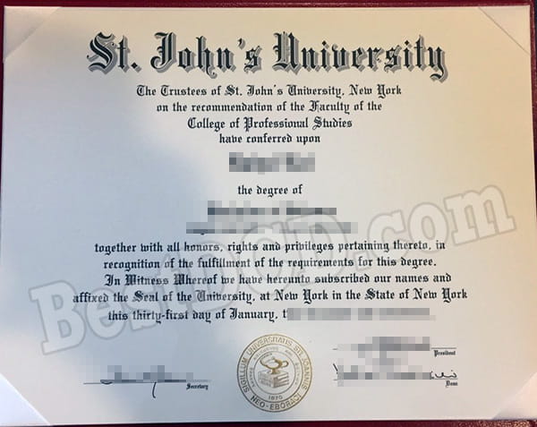 St. John's University fake degree