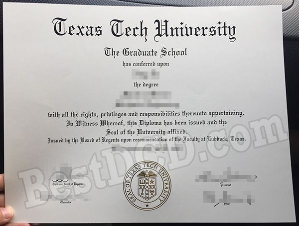 Texas Tech fake degree