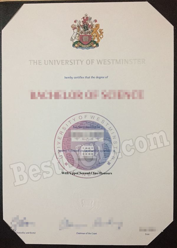 University of Westminster fake degree