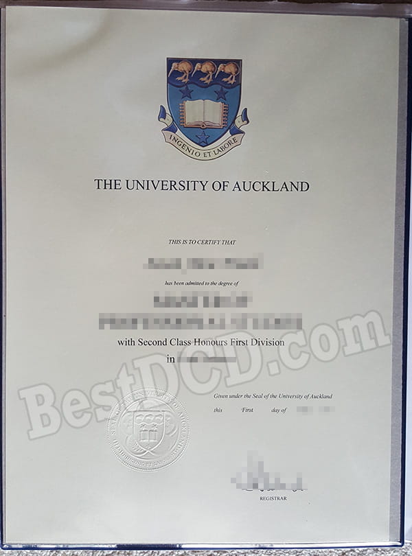 The University of Auckland fake degree