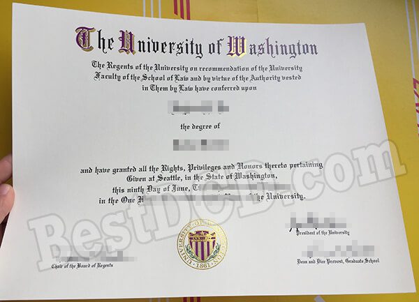 UW fake degree