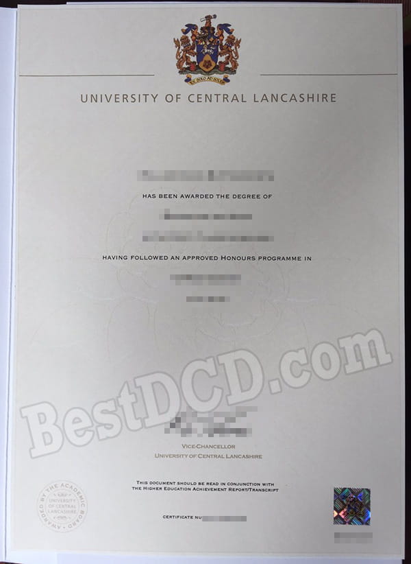 UCLan fake degree