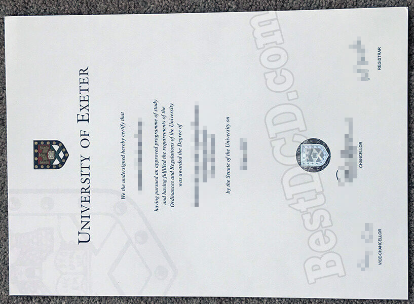 University of Exeter fake degree