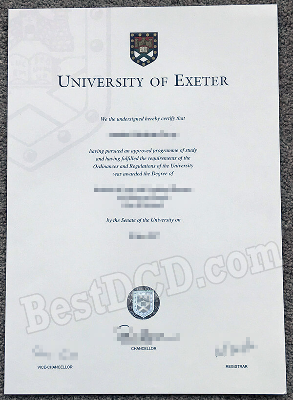 University of Exeter fake degree