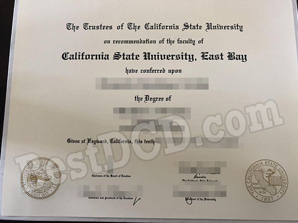 Cal State East Bay fake degree