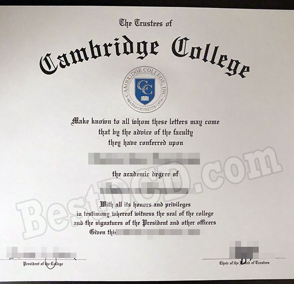 Cambridge College fake degree