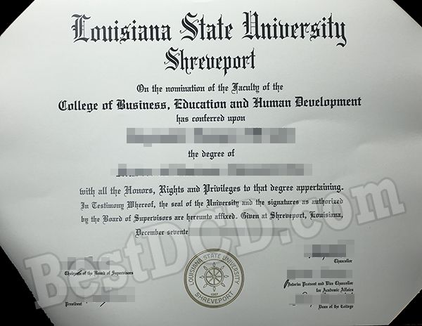 Louisiana State University fake degree