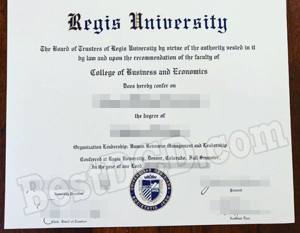 Regis University fake degree