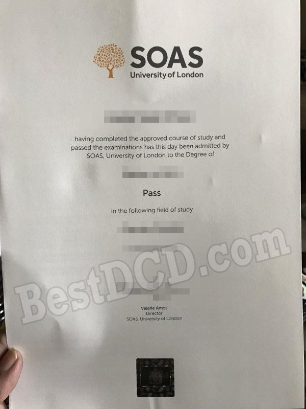 SOAS University of London fake degree