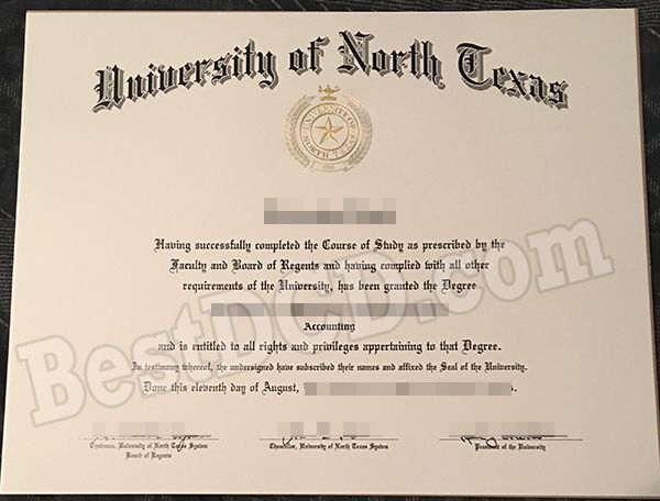 UNT fake degree