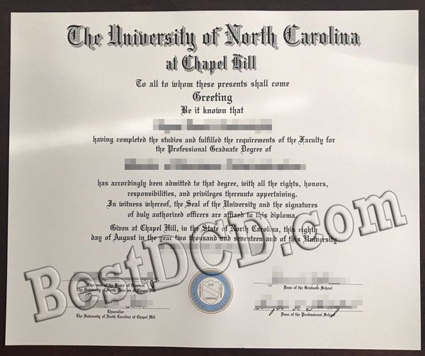 University of North Carolina fake degree