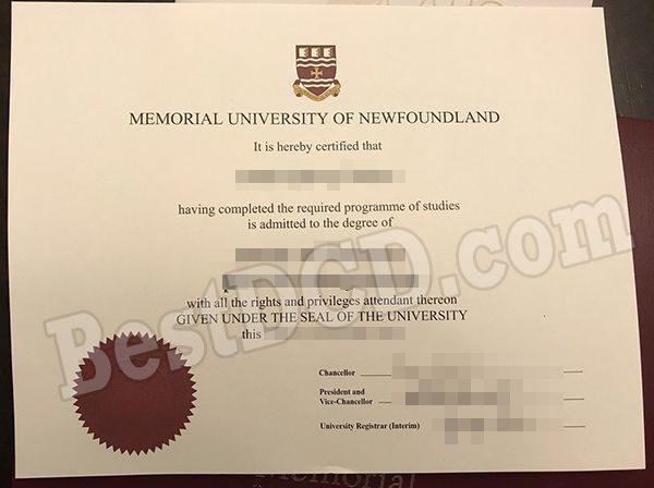 Memorial University fake degree