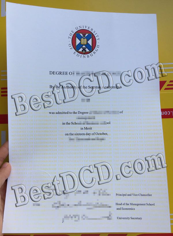 University of Edinburgh fake degree