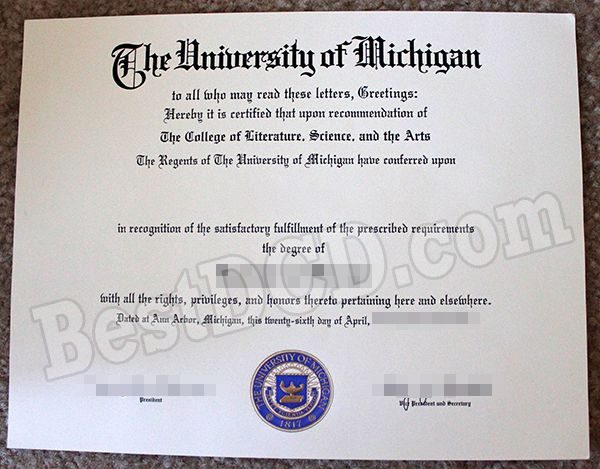 UMich fake degree