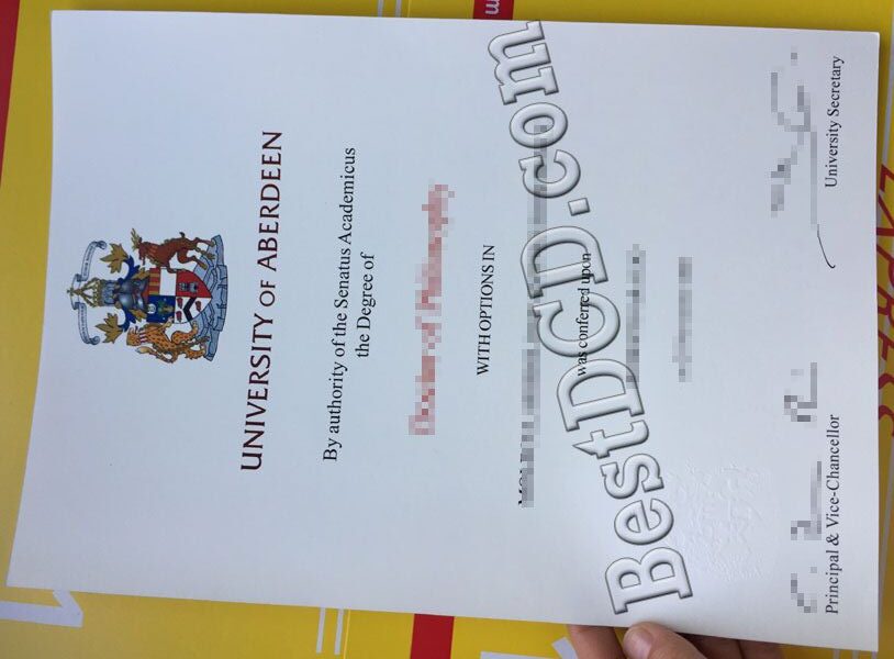 University of Aberdeen fake degree