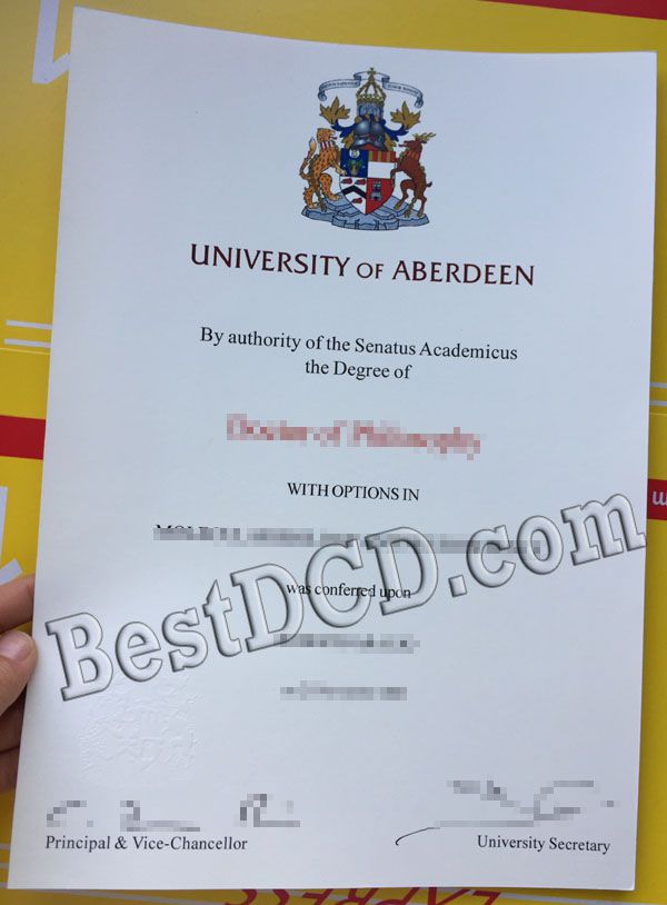 University of Aberdeen fake degree