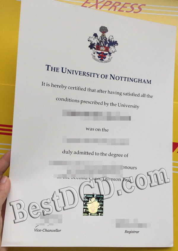 University of Nottingham fake degree