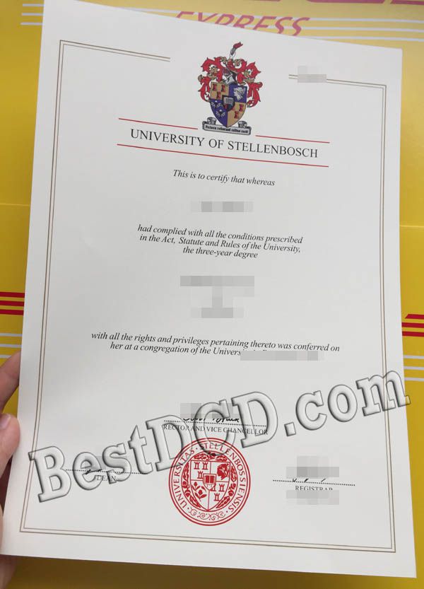 Stellenbosch University degree