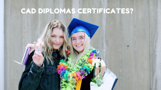 CAD fake diplomas certificate