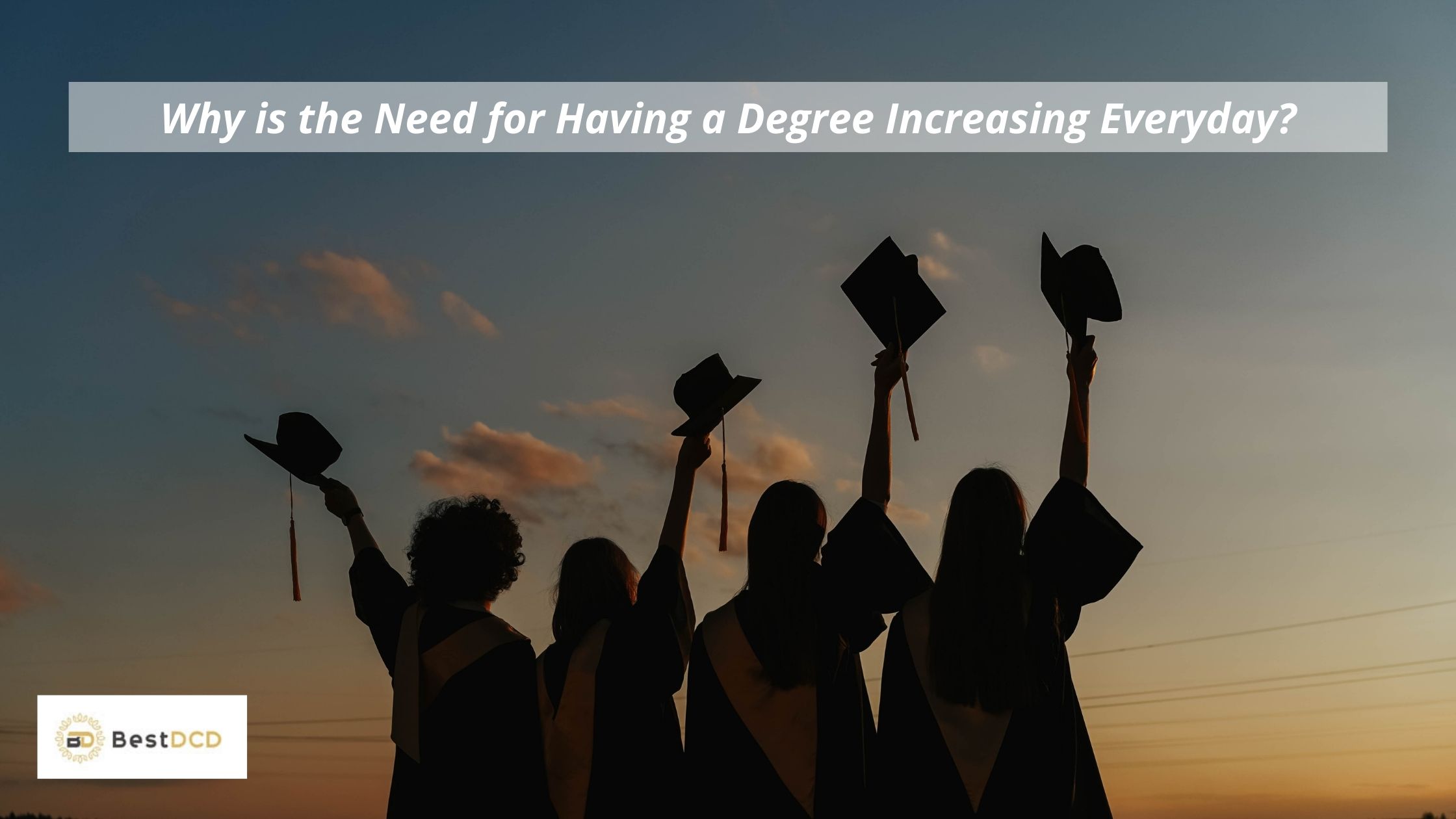 Why is the Need for Having a Degree Increasing Everyday?